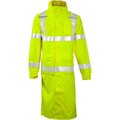 Tingley Rubber Tingley® C24122 Icon„¢ Hooded Coat, Fluorescent Yellow/Green, 48", Medium C24122.MD